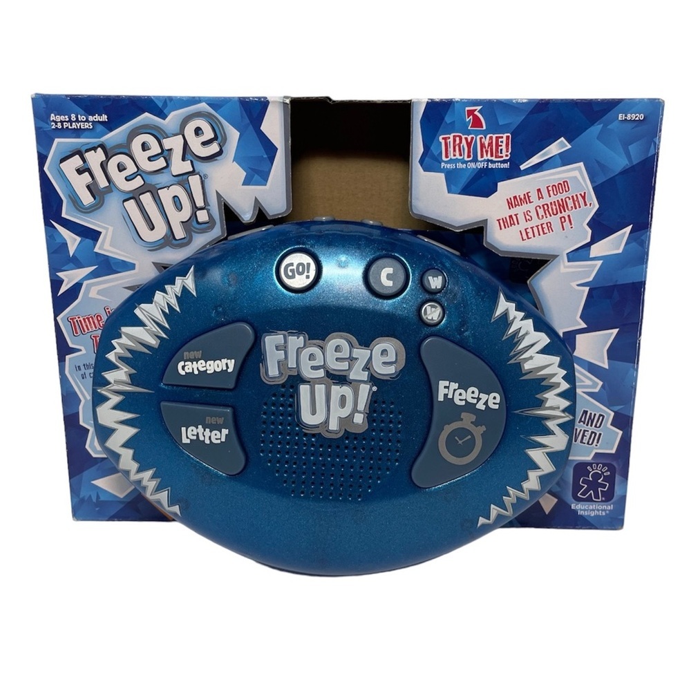 Freeze Up Family Electronic Game Night Educational Console With Box